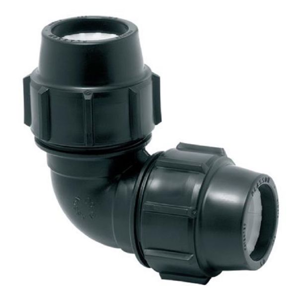 Codo 90º compresión circuitos agua PLASS