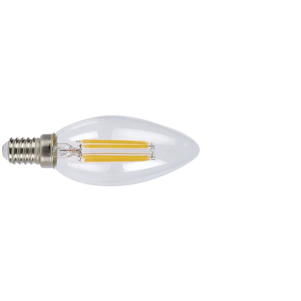 L&aacute;mpara classic DUOLEC vela transparente