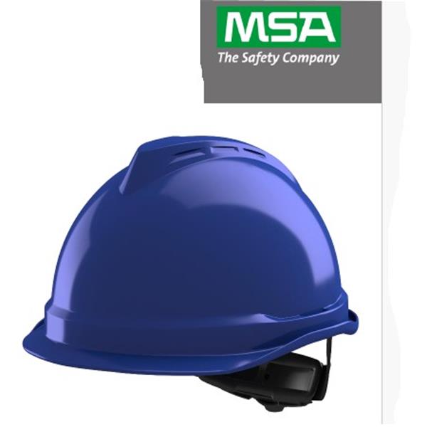 CASCO MSA V-GARD 520 AZUL FAS-TRAC