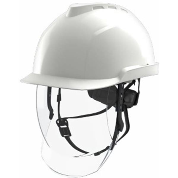 CASCO DIELECTRICO C/VISOR V-GARD950 BLANCO MSA GVF1A-C0A000G-000