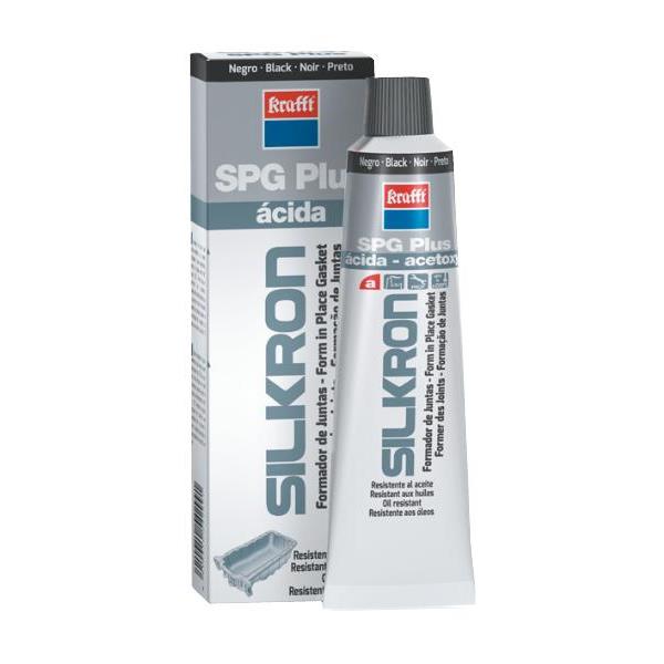 JUNTA SILICONA SILKRON SPG 9600 NEGRO 300 ML. REF 54293