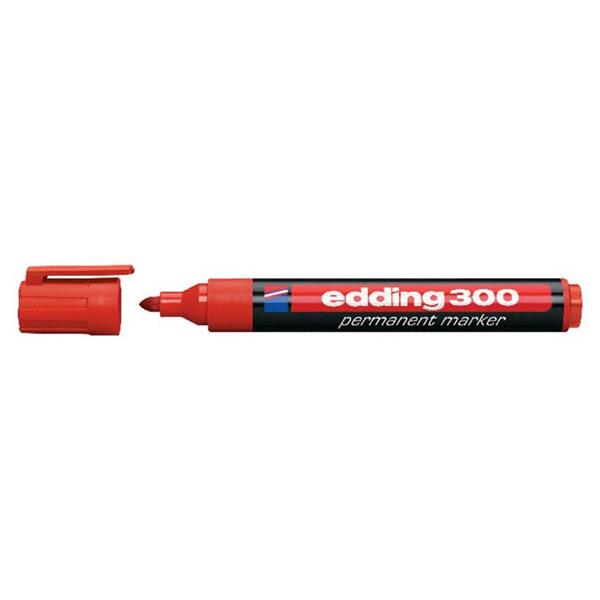 ROTULADOR PERMANENTE EDDING 300 ROJO 4-300002