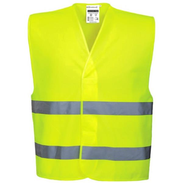 CHALECO NARANJA HV714NF AV 2 BANDAS REFLECTANTES T-XL