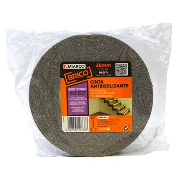 CINTA ANTIDESLIZANTE NEGRA 25MMx15MTS 10736