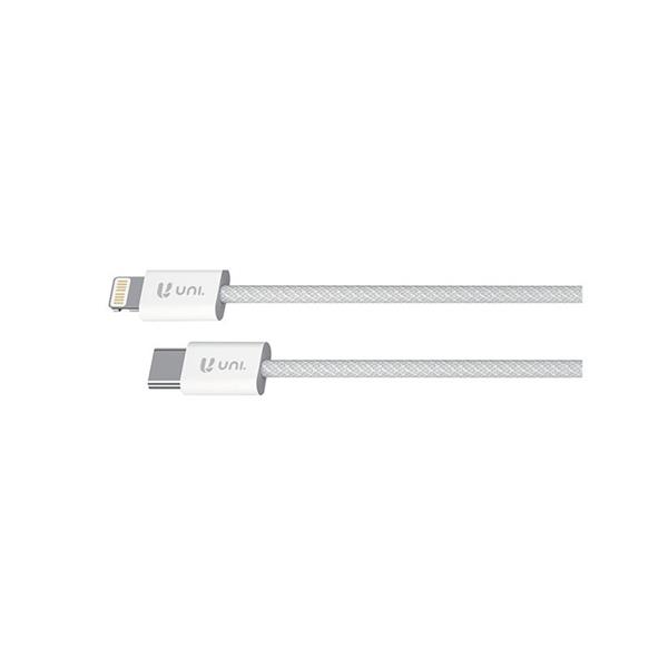 CABLE C-LIGHTNING 30W 3A 2M BLANCO UNICO