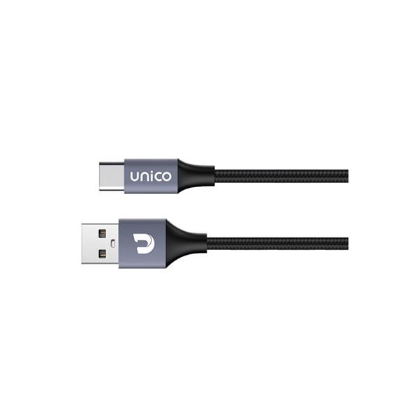 CABLE C-USB 18W 3A 2M NEGRO UNICO