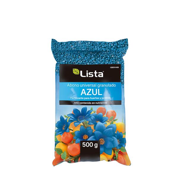 Abono universal granulado azul lista 500 g