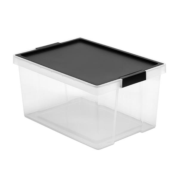 Caja multiusos New 35 litros negra. Material reciclado