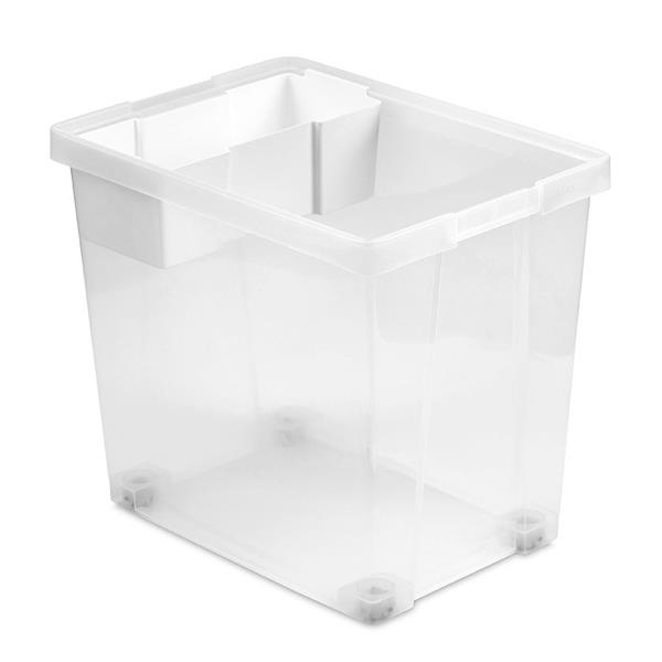 Bandeja organizadora para caja multiusos de 35 y 60 litros, blanca