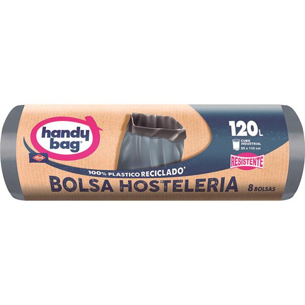 BOLSAS BASURA HOSTELERIA 120L.8 UNIDADES
