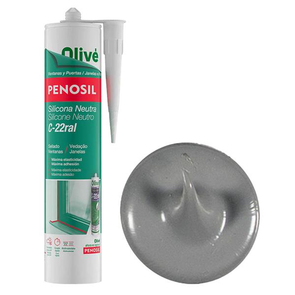 SILICONA NEUTRA C-22 GRIS C  R7037 300ML