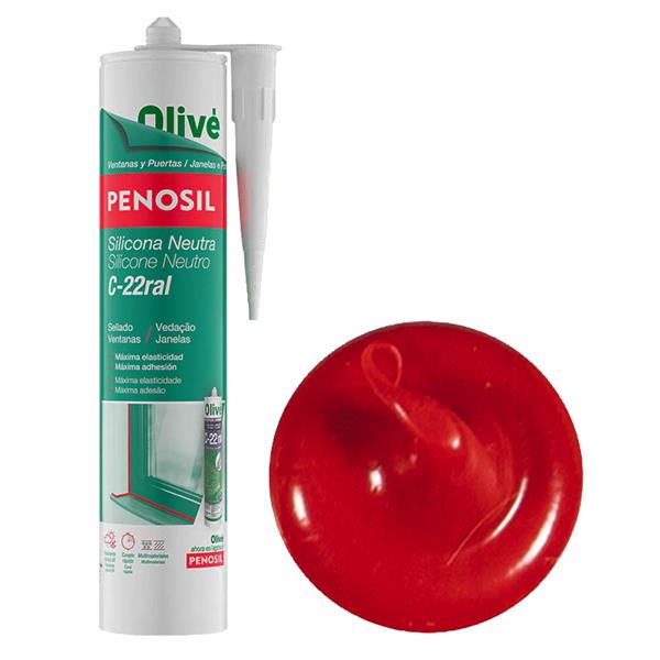 SILICONA NEUTRA C-22 ROJO R3000 300ML