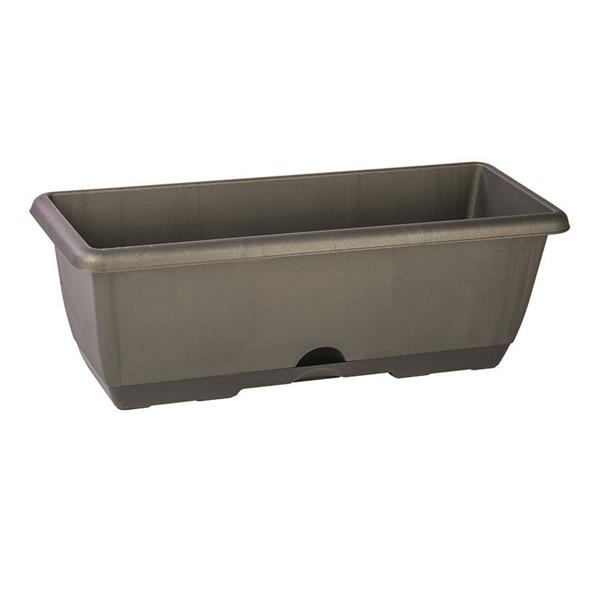 JARDINERA BALCONERA SIN SOPORTE N12 - 20X50X17.5cm - ANTRACITA