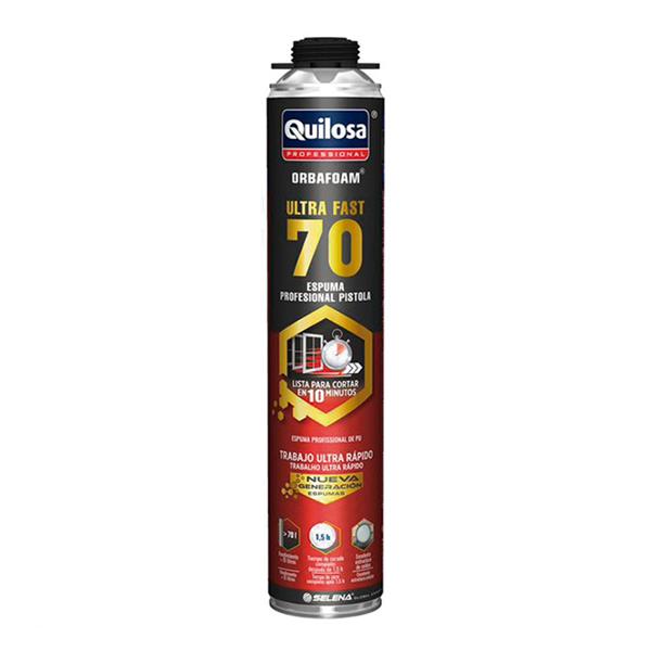 Espuma Orbafoam Ultrafast. Pistola. 870 ml.