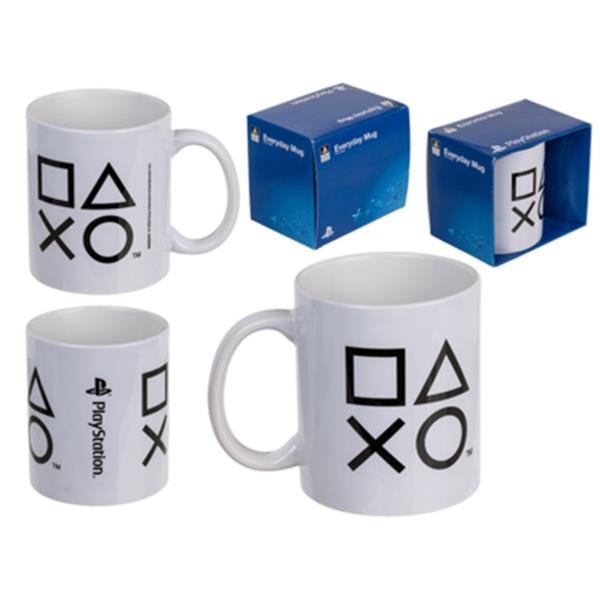 TAZA CERAMICA 325 ML. DECO PLAYSTAT.OOTB