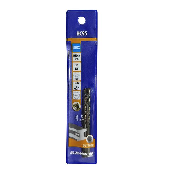 BROCA D.338 HSSCo ANTISLIP INOX &Oslash;4MM.2UD