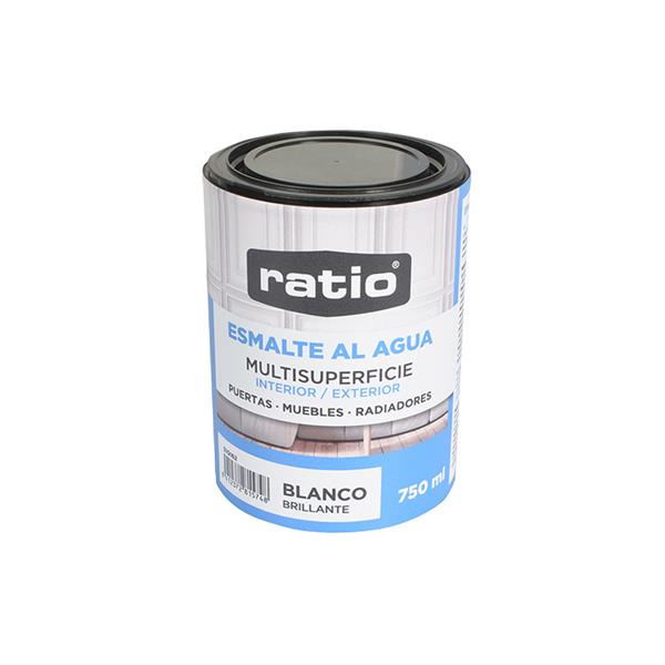 Esmalte acrilico multisuperficie ratio brillante blanco 750 ml.