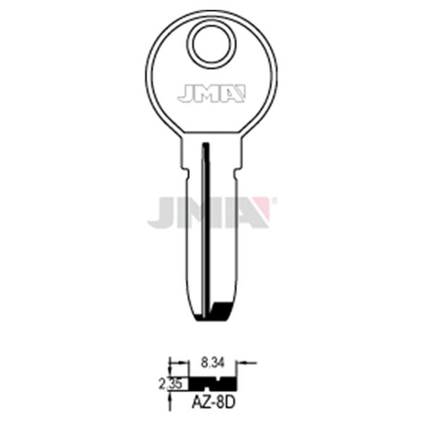 10 LLAVES JMA ALPACA SEGURIDAD AZ8D