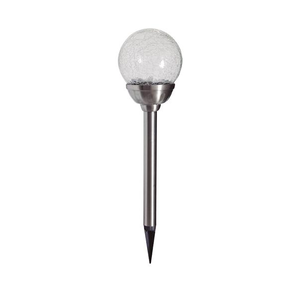 Baliza solar de cristal IP44 RGB 12 uds
