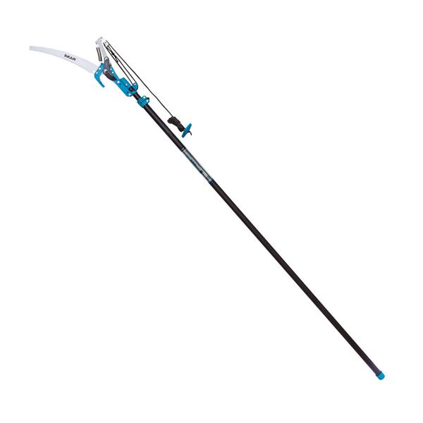 Pertiga cortarramas con serrucho extensible de 1.8 a 3.8 metros.