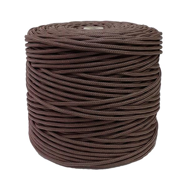 CUERDA POLIPROP. TRENZ. 5 MM MARRON EHS