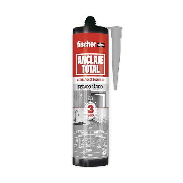Adhesivo hibrido de alto agarre 3seg 600kg/m2 secado 8min FISCHER Ancl