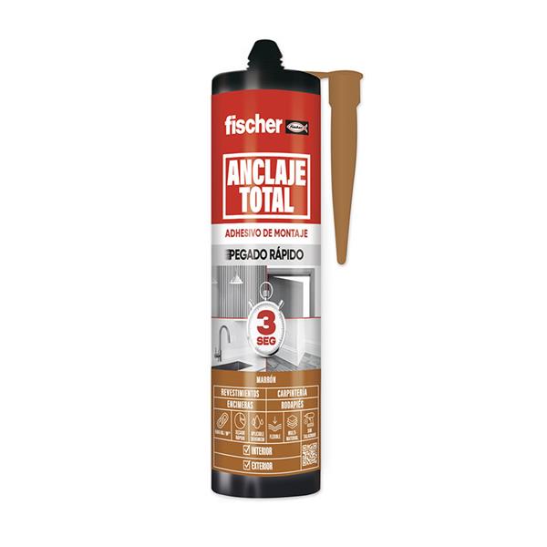 Adhesivo hibrido de alto agarre 3seg 600kg/m2 secado 8min FISCHER Ancl
