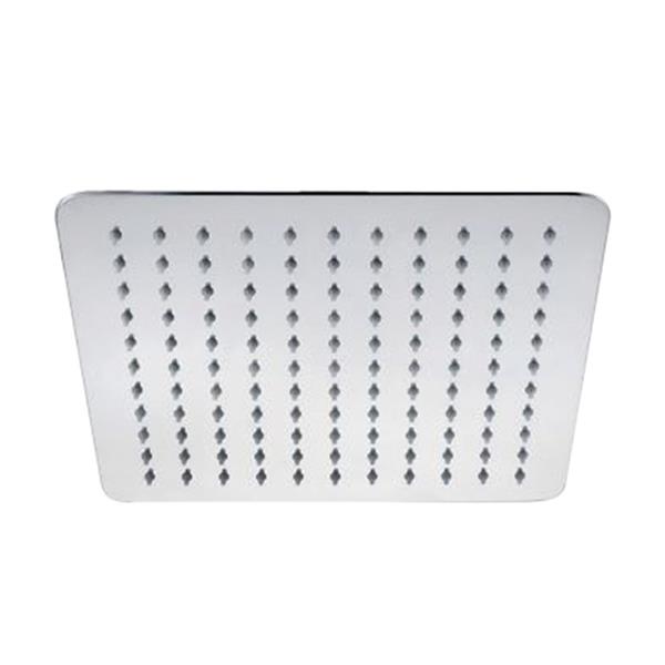 ROCIADOR DUCHA METAL INOX CUAD 25CM CROM