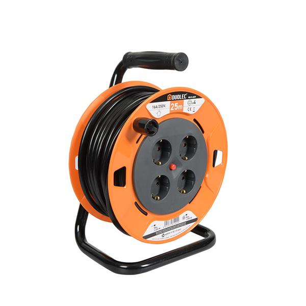 Enrollacable  profesional 25 m max. 3000 W DUOLEC