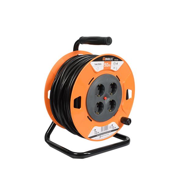 Enrollacable  profesional 50 m max. 3000 W DUOLEC