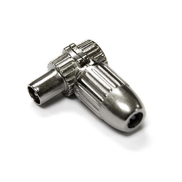 CONECTOR ACODADO ANTENA BLINDADO MACHO