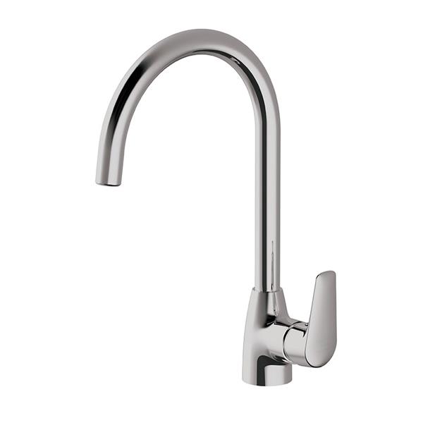 Grifo cano curvo monomando cocina BORRAS K33053C cromado