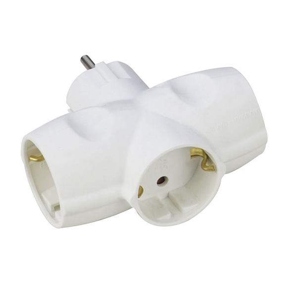ADAPTADOR TRIPL.SCHUKO NG 16A 250V
