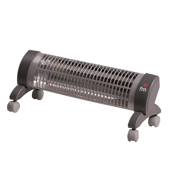 ESTUFA DE CUARZO CON RUEDAS.FM 2302-C 1200 W.