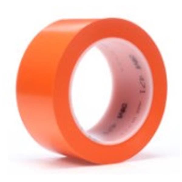 3M&trade; CINTA VINILO 471, NARANJA 50 mm x 33 m