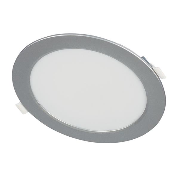 APLIQUE REDON.EMPOT. 4000K LED 12W PLATA