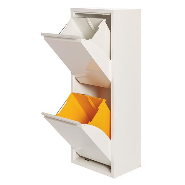 ARMARIO METALICO RECICLAJE 2 BLANCO