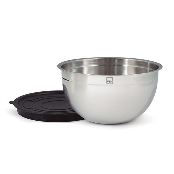 Bol acero inoxidable 20 cm. con tapa