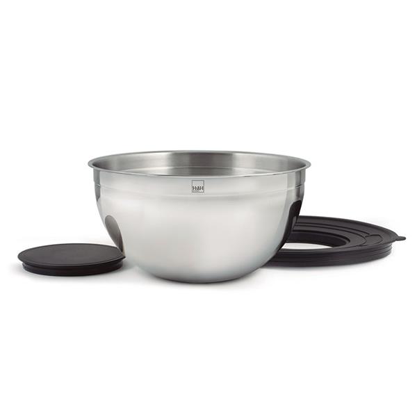 Bol acero inoxidable 24 cm. con tapa