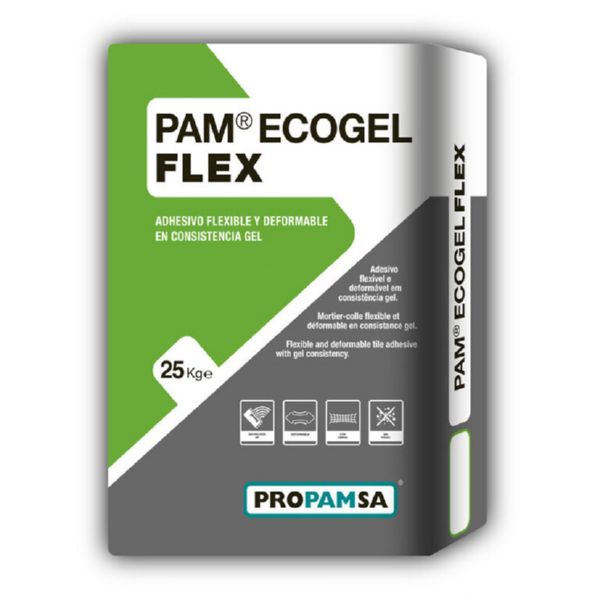CEMENTO COLA ECOGEL FLEX BL C2TES1 25KG