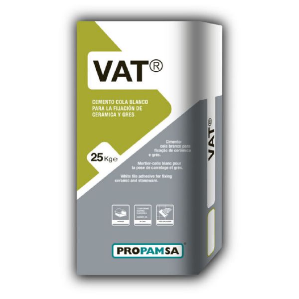 CEMENTO COLA VAT GRIS 25 KG PROPAMSA