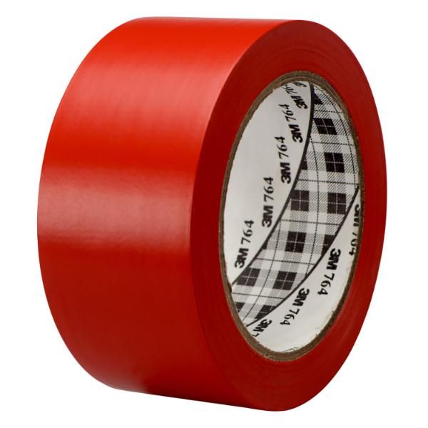 CINTA VINILO ROJA 3M 764IR50 50mmX33m.