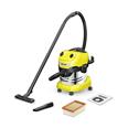 ASPIRADOR SECO/HUMEDO WD4 S 20 L. INOX