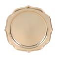 2 platos. Oro. Romance. 31 cm.(Min. 20 unidades)