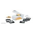 Mandolina con tapa. Cuchillas stainless steel. 6 cortes diferentes. 27