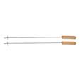 Pinchos barbacoas 48 cm. 2 unidades