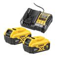 Kit 2 bateria 5,0 ah xr 18 + cargador xr