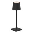 LAMPARA MESA LED REG.USB IP54 3.5W NEGRO