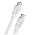 Cable C-C 60W 3A 1m blanco