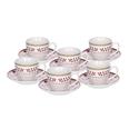 Juego cafe 6 servicios Iris Charme